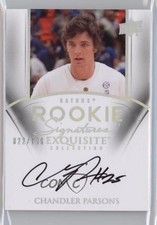 2011 Exquisite Collection Rookie Signatures 22/199 Chandler Parsons #84 Auto e3t