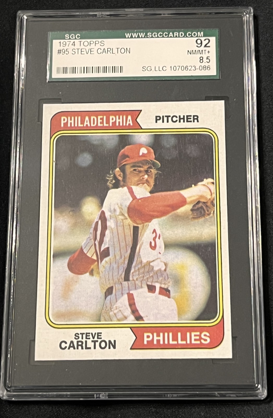 1974 Topps #95 Steve Carlton SGC 8.5 4 Time Cy Young Winner