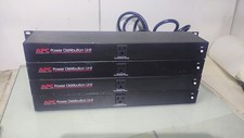 Lot of Four APC AP9550 PDU's 125VAC, 20A, 11 Outlet Sockets, 20A Breaker