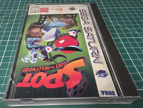 Spot Goes to Hollywood (Sega Saturn, 1996) - Tested/Working - w/Reg Card - RARE!