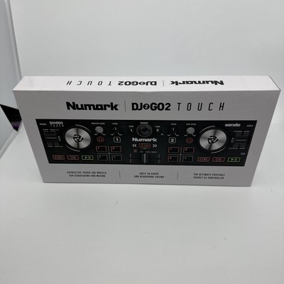 Numark DJ2GO2 Touch Pocket DJ Controller with Touch-Capacitive Jog Wheels