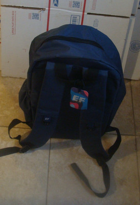 Education First Lightweight Blue Backpack Book Bag EF Cycling Team Recycled