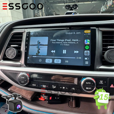 For 2014-2019 Toyota Highlander Apple Carplay Car Stereo GPS Android Head Unit