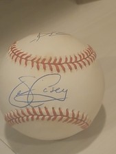 Sean Casey Russ Branyon signed American league baseball autographed ball Mlb