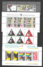 Netherlands 1984-1986 Mixed Selection 4 x MS/Sheetlets MNH
