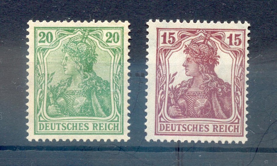 DR-Infla 142B+143B Color MNH Postfrisch BPP (72974)