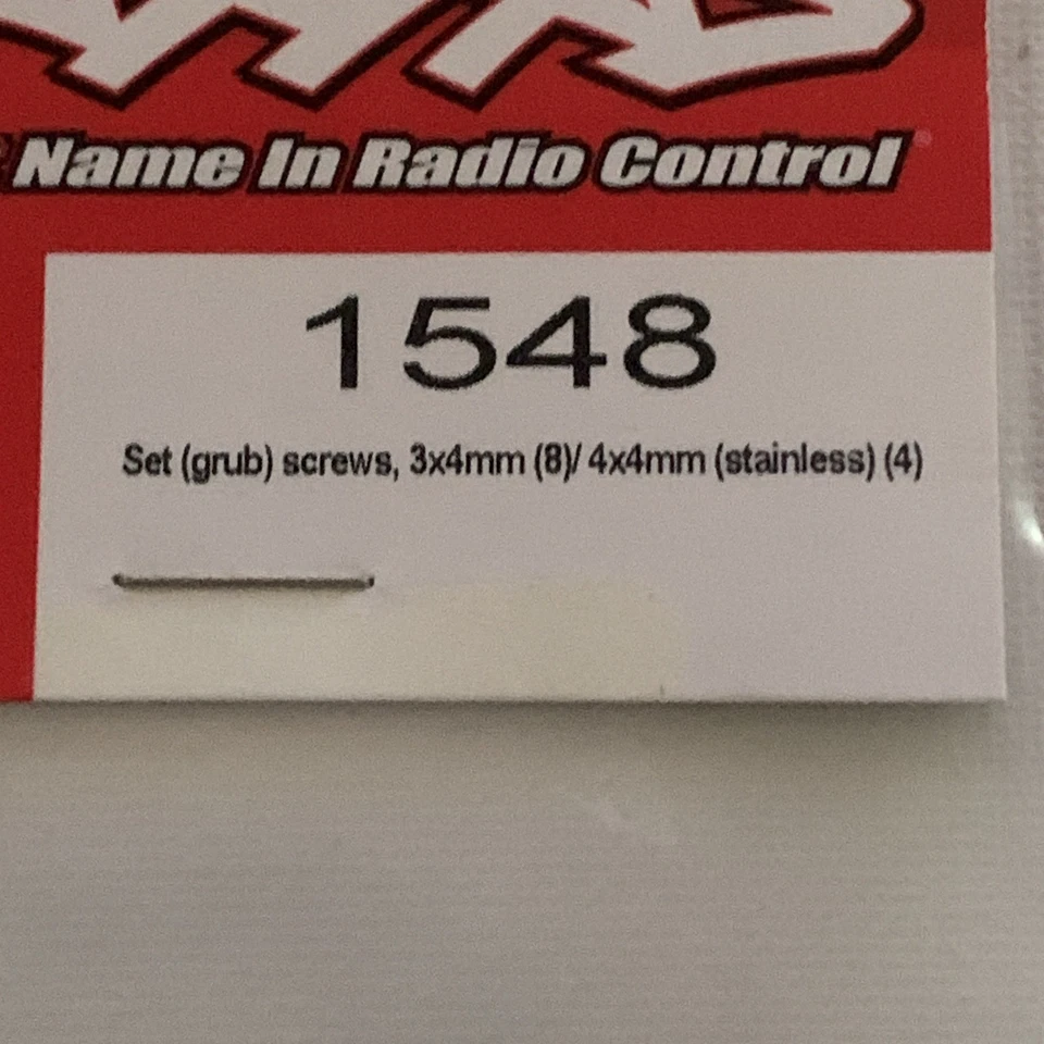 Traxxas Set Screws Grub 1548 NEW - Image 2 of 3