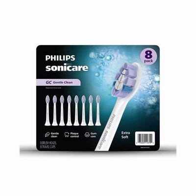 8-PACK - Philips Sonicare GC Gentle Clean Replacement Brush Heads - ULTRA SOFT