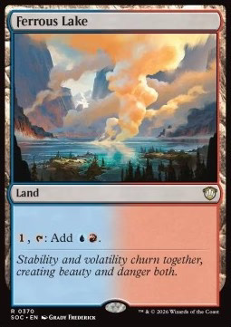 Magic/MTG Ferrous Lake SOC-370 Rare Englisch Neu