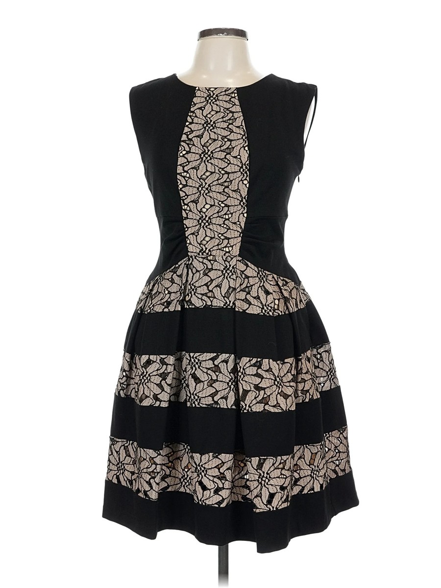 Eva Franco Women Black Cocktail Dress 10