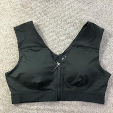 Tommie Copper Sports Bra Womens XL Zip Front Shoulder Support Activewear Gym