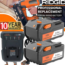 8.0AH Lithium-ion Battery For Ridgid 18V R840087 R840085 Rigid 18V Tool NEW