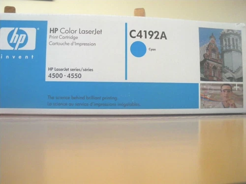 HP C4192A Toner Cartridge Cyan for Color LaserJet 4500 and 4550 Series printer