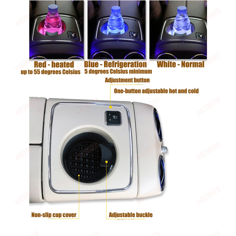 Center Console Heated and Cooled Cup Holder For MercedesBenz E Class