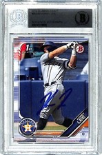 2019 Bowman Draft KOREY LEE Rookie Signed Auto Card #BD140 Beckett BAS Slabbed