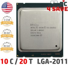 Intel Xeon E5-2658 V2 SR1A0 2.40GHz 25M 10-Core LGA2011 Server CPU Processor 95W