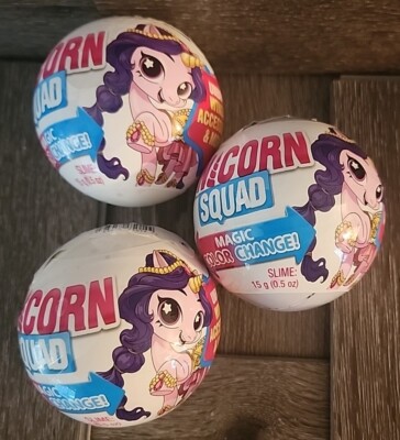 NEW Zuru 5 Surprise Unicorn Squad Magic COLOR CHANGE Surprise Capsule Lot Of 3 