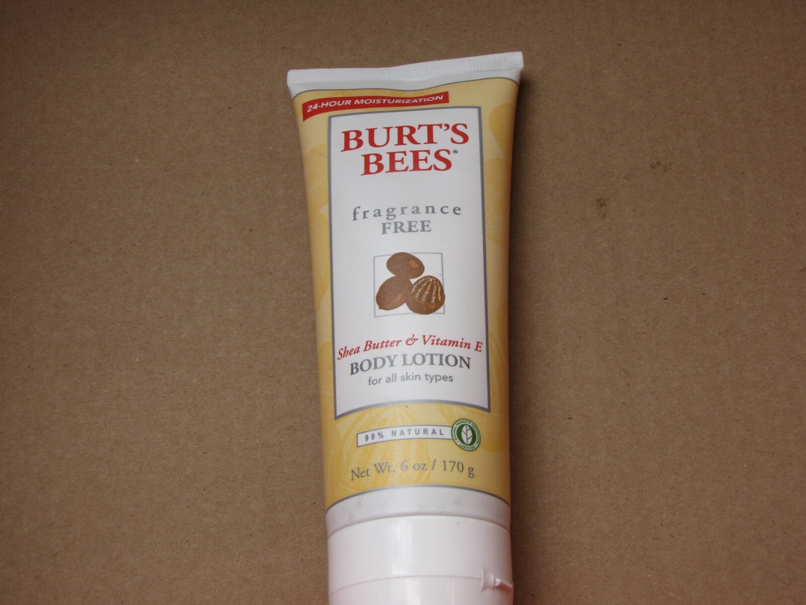 Burt’s Bees Fragrance Free Shea Butter & Vitamin E Lotion 6 oz