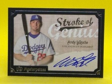 Andy LaRoche 2007 UD Masterpieces Stroke of Genius AUTOGRAPH #SG-AL