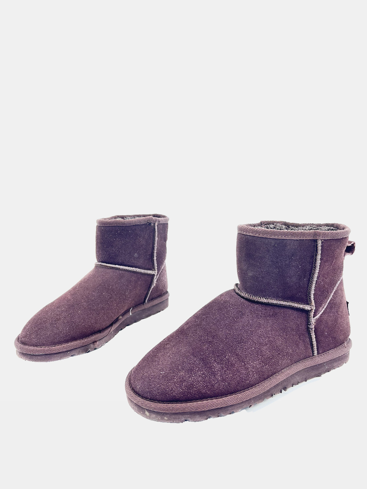 UGG AUSTRALIA CLASSIC MINI Botas Medias Burdeos Para Mujeres T.40 US.9 UK.7,5