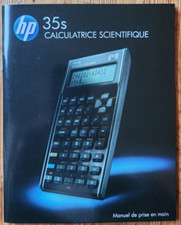 Hewlett Packard HP-35S French Quick Start Guide No Calculator or Full Manual