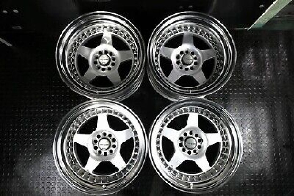 Work Meister CR01 Wheels 16 inch 9.5J 9 12 PCD100 5H set of 4 Used eBay