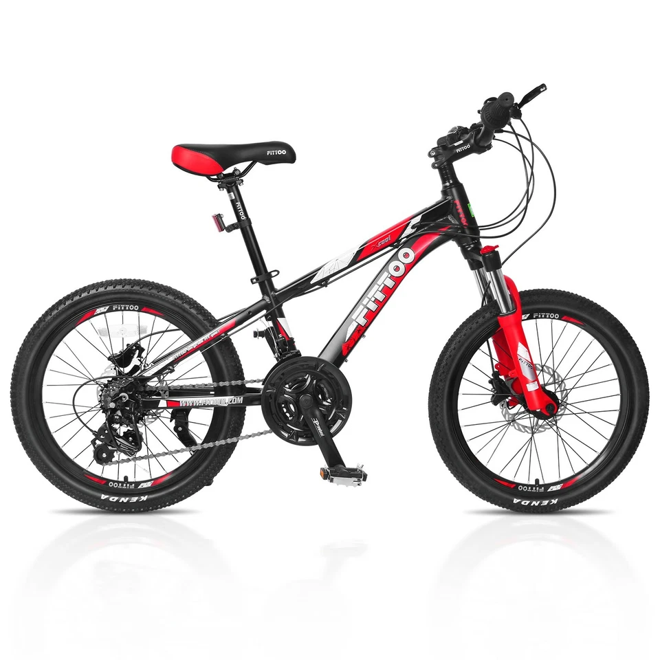 Kids Mountain Bike 20Inch Girl Boy Children Bicycle 18S Shimano Front Suspension