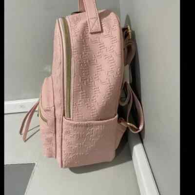JUICY COUTURE POWDER BLUSH - ROSIE MINI BACKPACK with gold  display picture 1