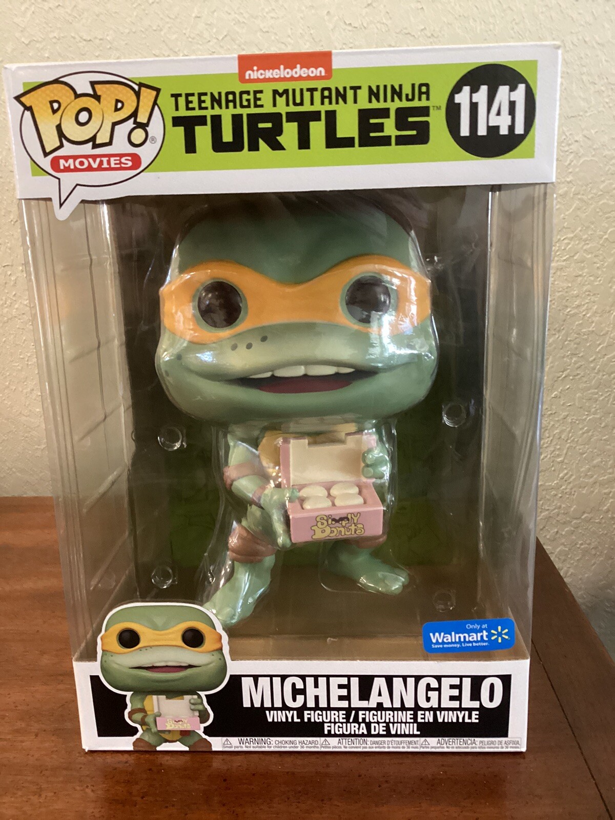 En Oferta Funko Pop! Movies: Teenage Mutant Ninja Turtles #1141 Jumbo Michelangelo W/Donut