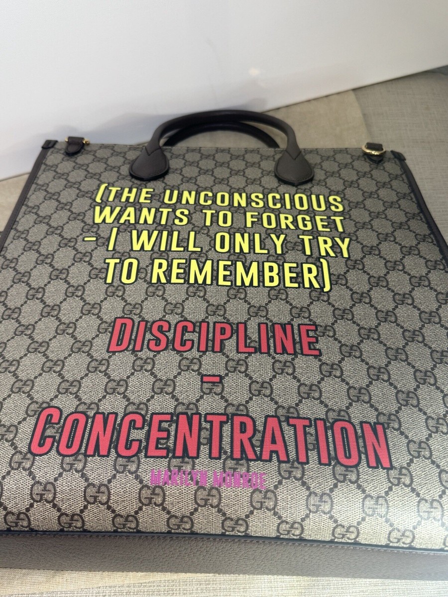 Limited Edition Gucci Tote Bag (Marilyn Monroe Quote) | eBay