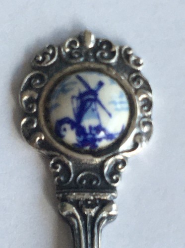 Vintage Souvenir Spoon Collectible Holland Windmill