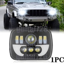 For Jeep Cherokee Xj 1984-2001 Newest 5x7 7x6 Led Headlight With Drl Hilo Beam
