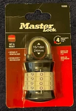 Master Lock Combination Lock #1535D - New