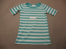 Hanna Andersson Size 10 Boys Striped 100 Organic Cotton Knit Pajama Top 021
