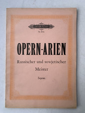 Noten. Opern-Arien russischer