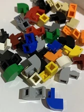 LEGO Parts 6091 (6pcs) Brick, Modified 1 x 2 x 1 1/3 w Curved Top Choose Color