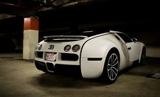 Cars bugatti exotic matt super veyron vinyl Desk Mat Stitched