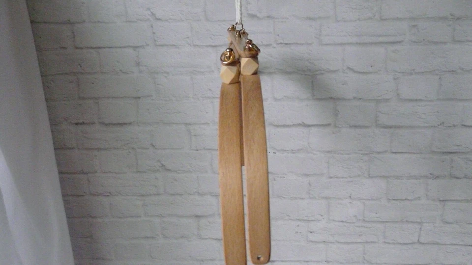 Деревянный мобильный телефон Arcs, подвесной мобильный, рамочный мобильный, декор детской комнаты, мобильное основание для кроватки - Изображение 4 из 4