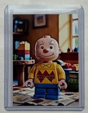 Charlie Brown Limited Edition Artist Signed “The Minifigure” Trading Card 3/10