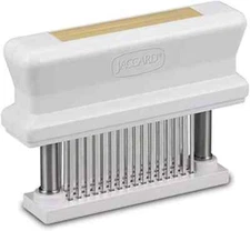 Jaccard 48 Blade Meat Tenderizer White Tan Handheld Kitchen Tool