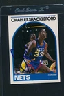 1989-90 Hoops #169 Charles Shackleford Nets Signed Auto *A4438