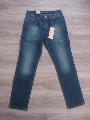 NWT Levi s Mid Rise Skinny Jeans Denim Pants Petite  98% Cotton 70% Off MSRP $54