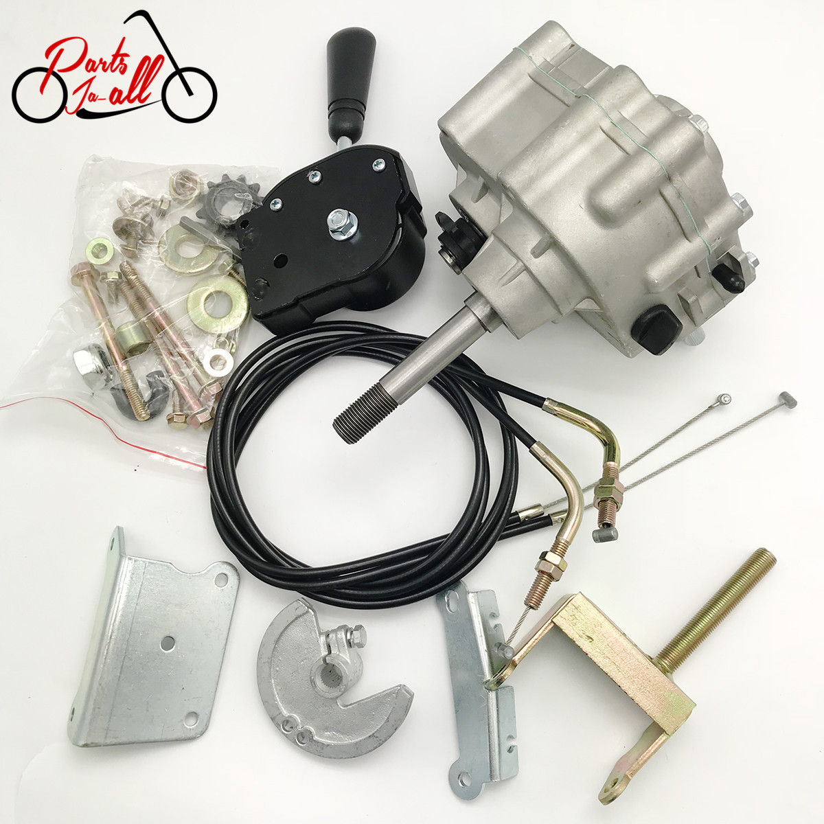 Universal Go Kart Forward Reverse Gear Box for 3/4" TAV2 30 40 41 12T