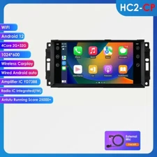 Android 12 Carplay Car Stereo Radio GPS USB FM For Jeep Grand Cherokee 2005-2011