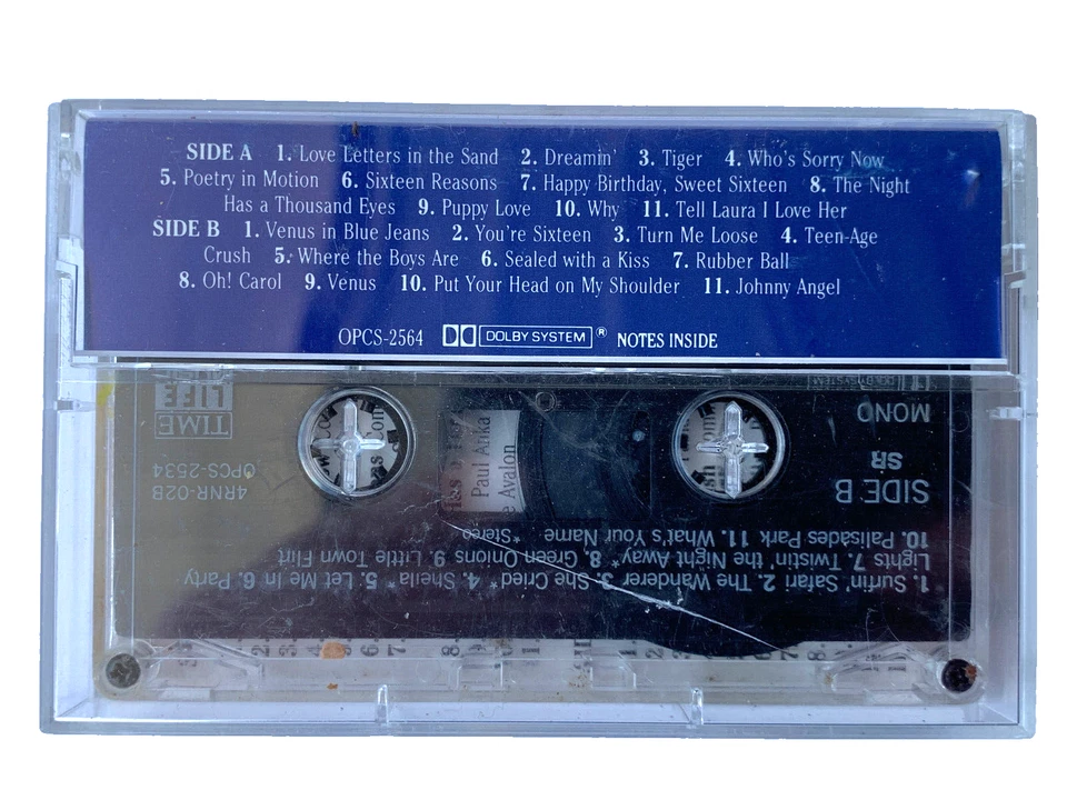 TIME LIFE MUSIC ROCK N ROLL ERA CASSETTE LOT x4 TEEN IDOLS / 1956 / 1961 / 1962 - Image 4 of 4