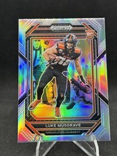 2023 Panini Prizm Draft Picks Luke Musgrave (RC) Silver Prizm Parallel #158