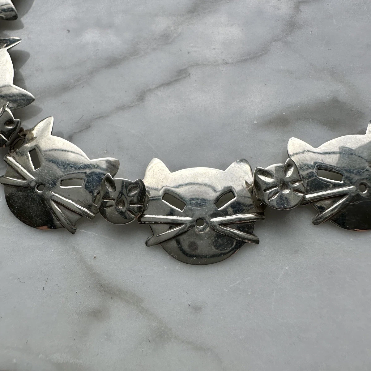 Sterling silver hotsell cat bracelet