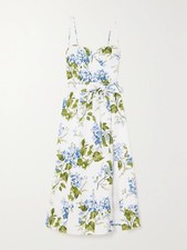 Reformation Kieryn Linen Midi Dress, size 0, NWT