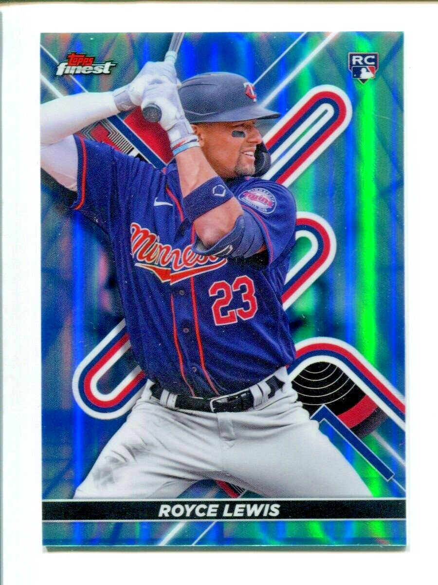 2022 Topps Finest Blue/Aqua Vapor Refractor #87 Royce Lewis #/250 ⚾ RC "Surface"
