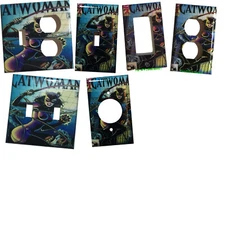 Catwoman Comic Book Cover Light Switch Power Outlet wall Cover Plate Home decor